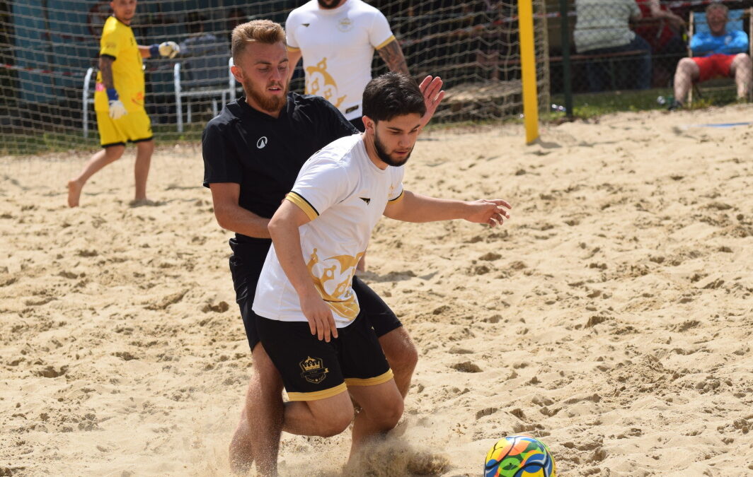 Veelbelovende dag voor ons team in het Belgisch kampioenschap beach soccer